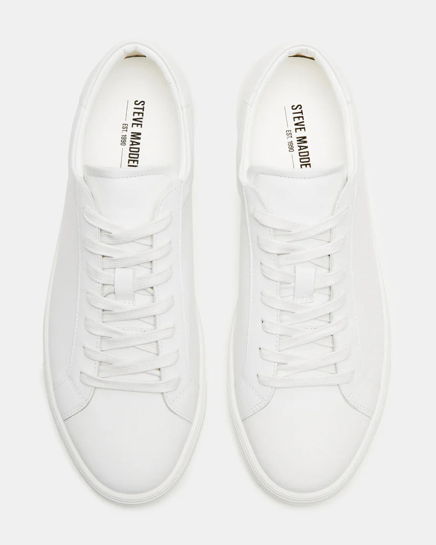 Bondd White Leather